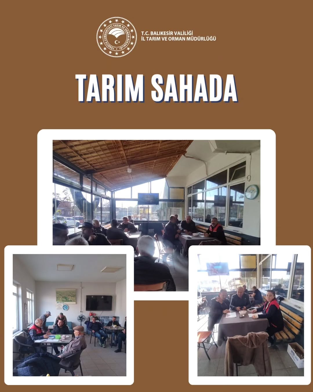 Balıkesir'de Tarım Sahada Projesi ile Çiftçilerle Buluşmalar Sürüyor