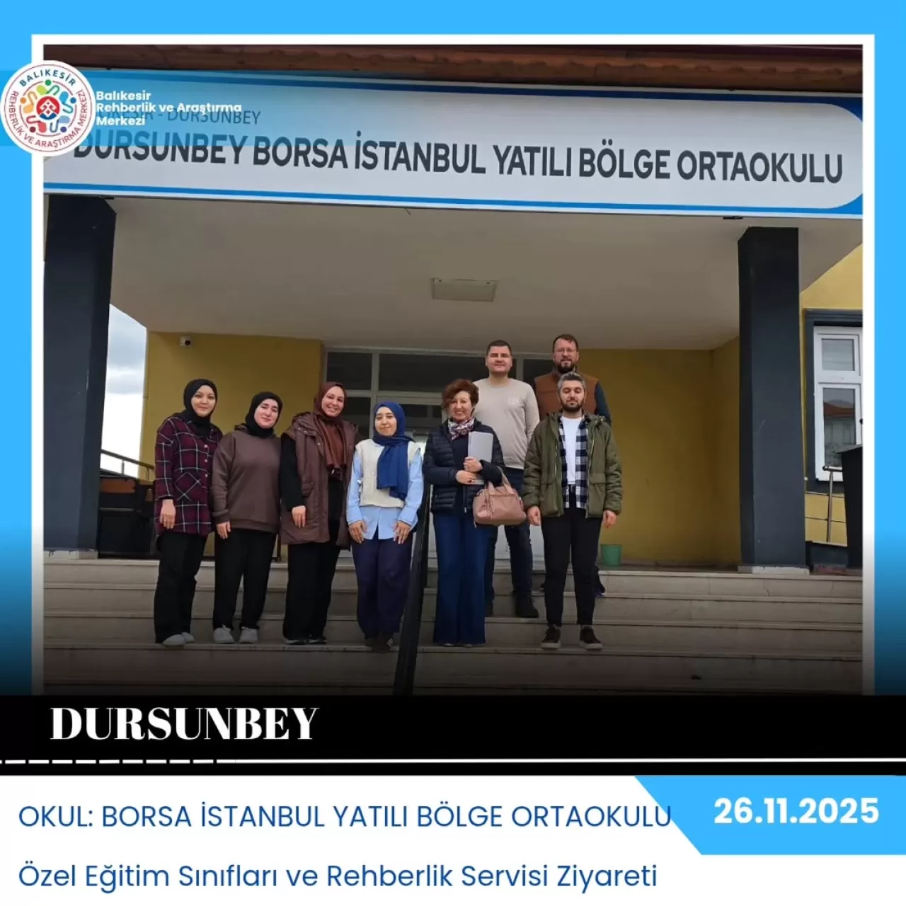 Dursunbey'de Öğrenci ve Öğretmenlere Yönelik Psikososyal Destek Çalışmaları