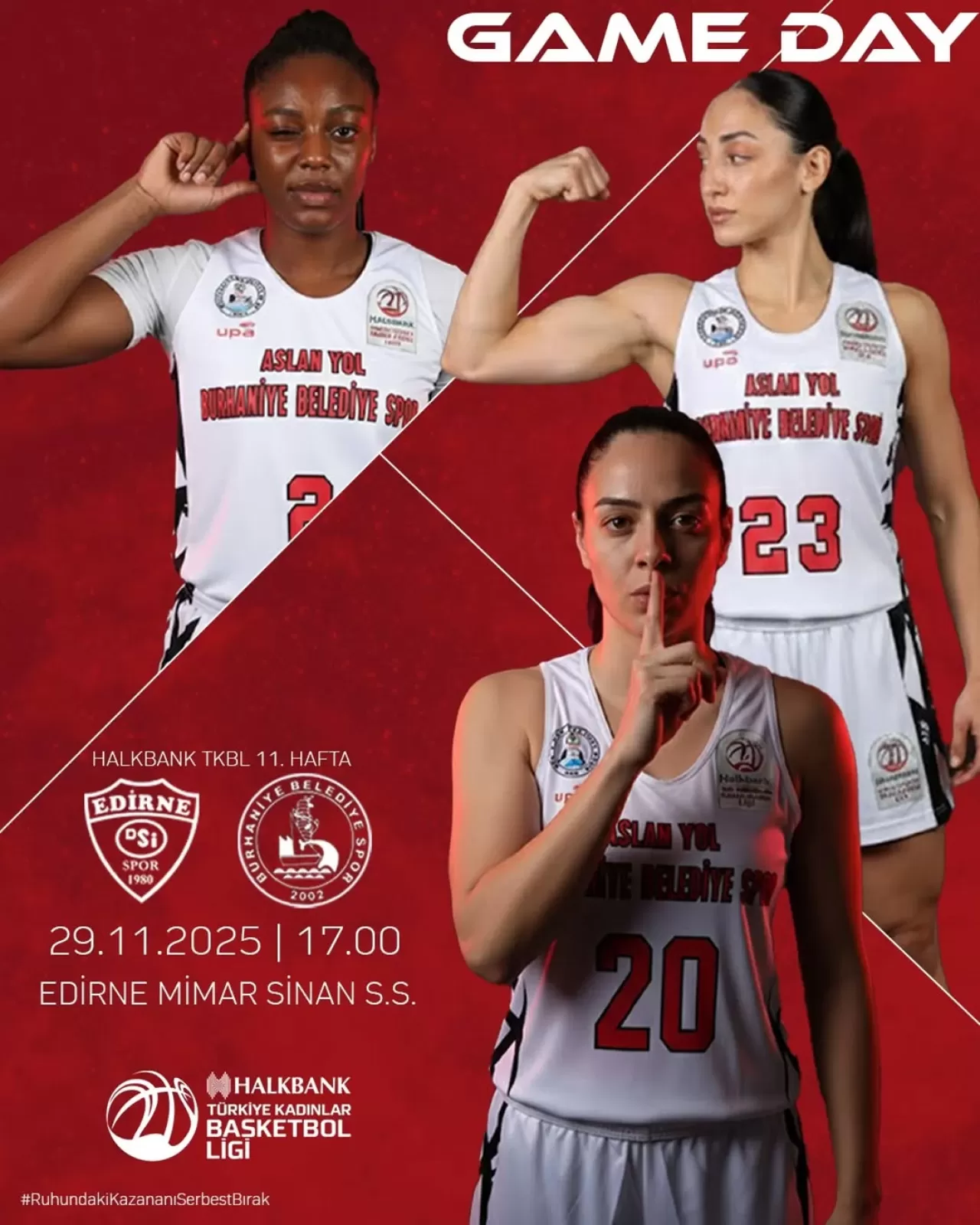 Burhaniye Belediyespor Kadın Basketbol Takımı, Edirne'de Sahaya Çıkıyor