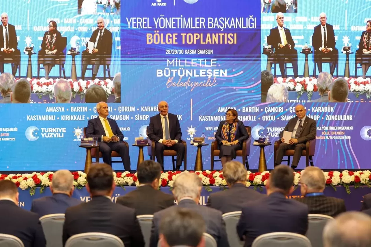 AK Parti'den Samsun'da Yerel Yönetimler Bölge Toplantısı
