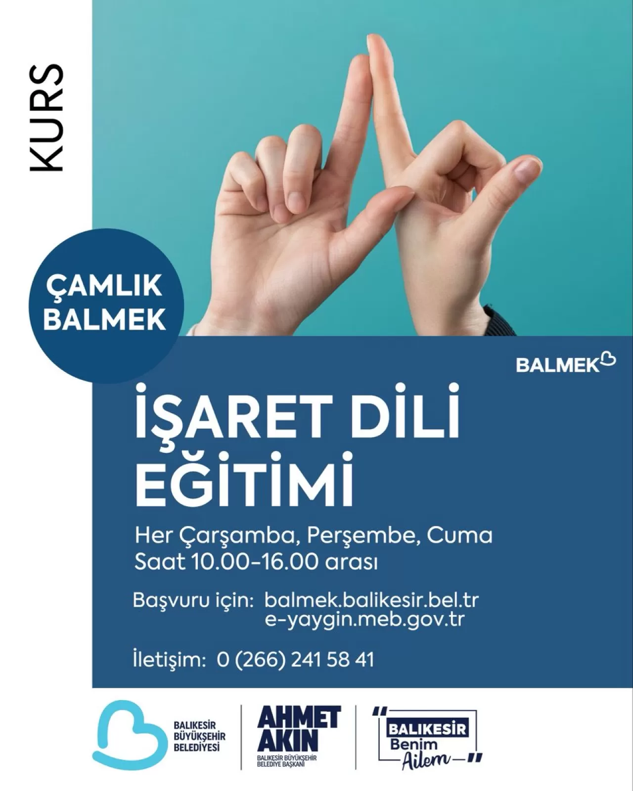Balıkesir'de Ücretsiz İşaret Dili Eğitimi Başlıyor