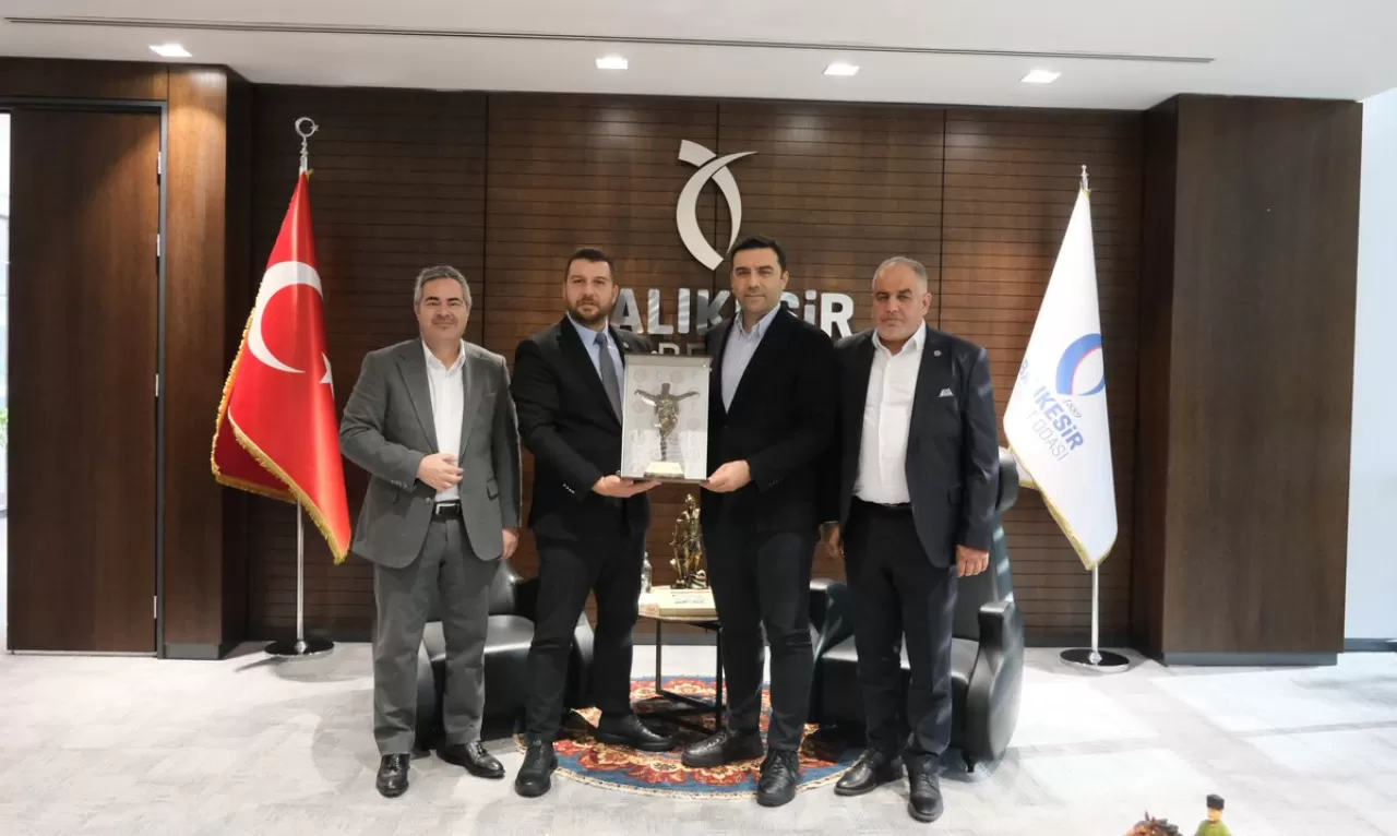 AYSİAD Heyeti, Kardeş Şehir Ziyareti Kapsamında Balıkesir Ticaret Odası'nı Ziyaret Etti