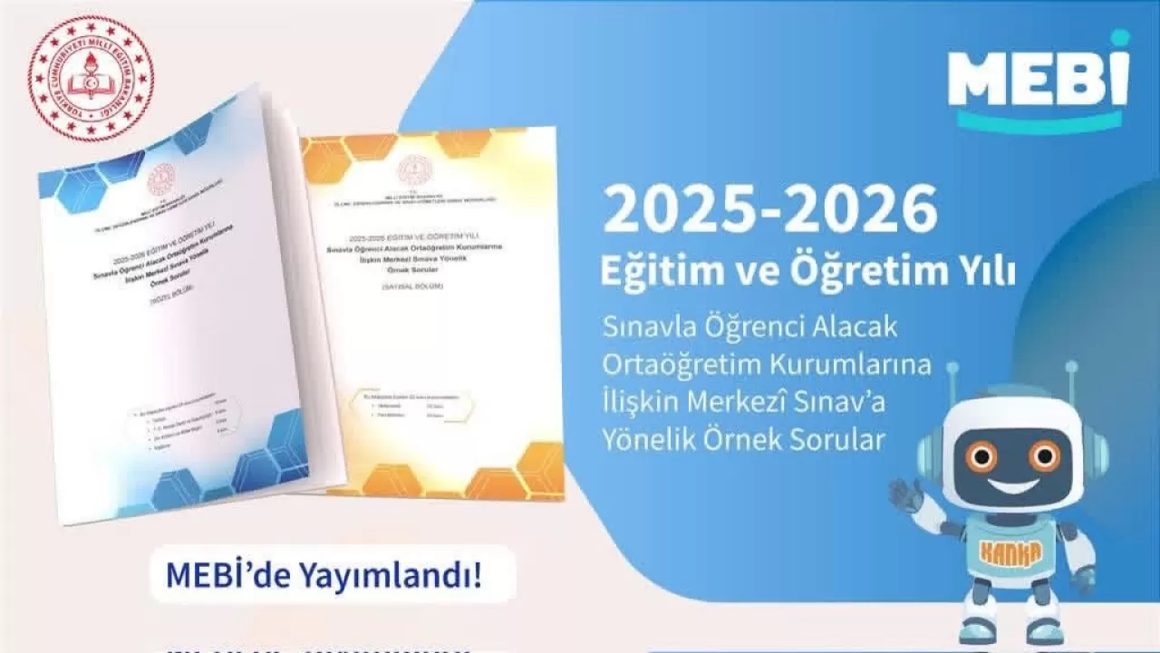 Burhaniye'de LGS Kasım Ayı Örnek Soruları Yayımlandı