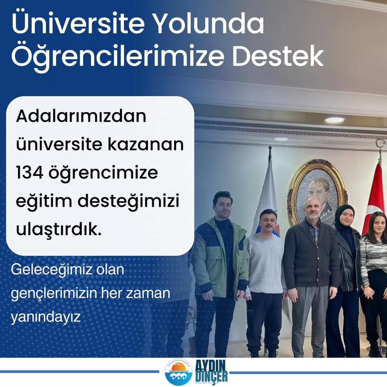 Marmara Adalar Belediyesi 134 Üğrenciye Eğitim Desteği Sağladı