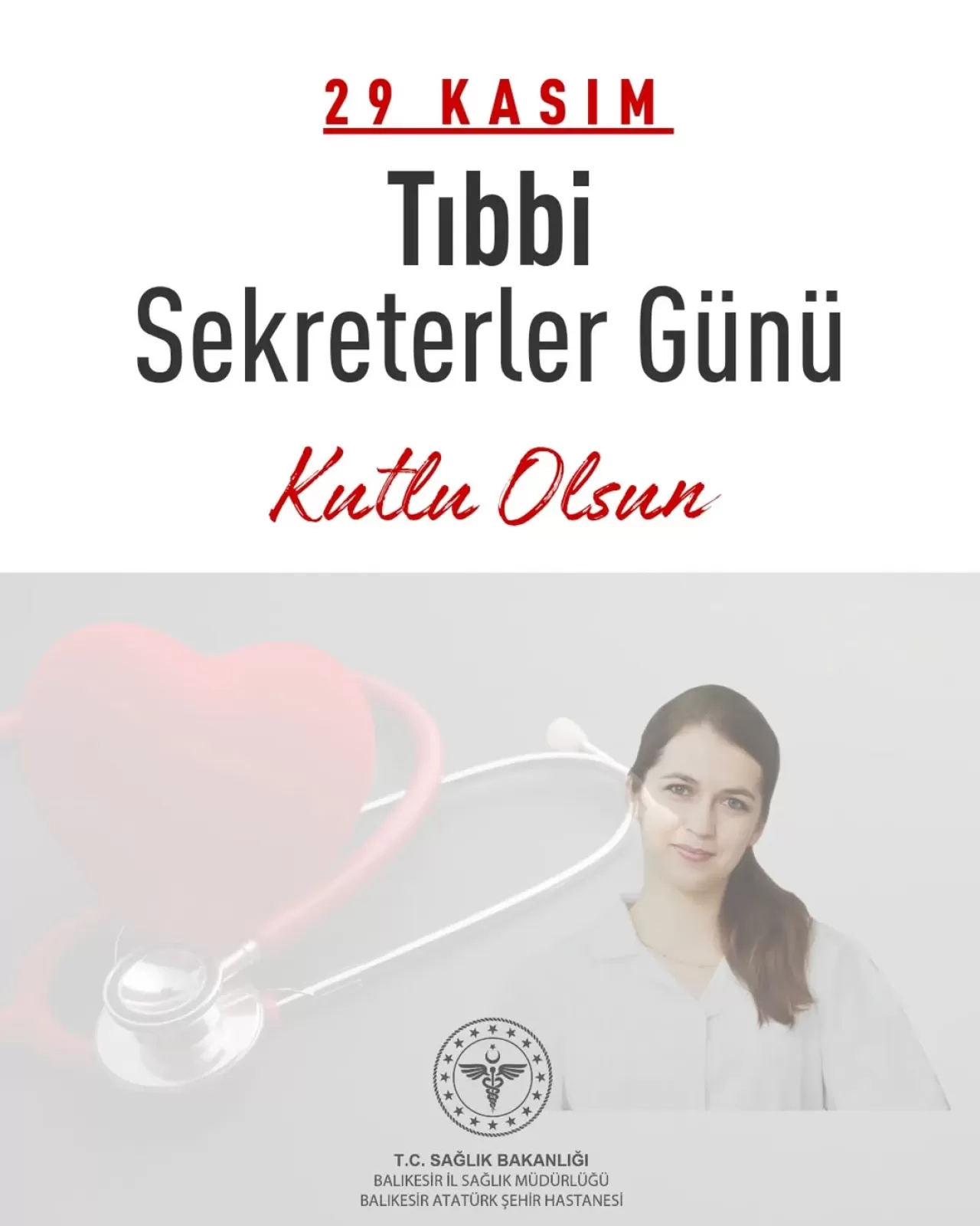 Tıbbi Sekreterlerin Önemli Günü Balıkesir'de Kutlandı
