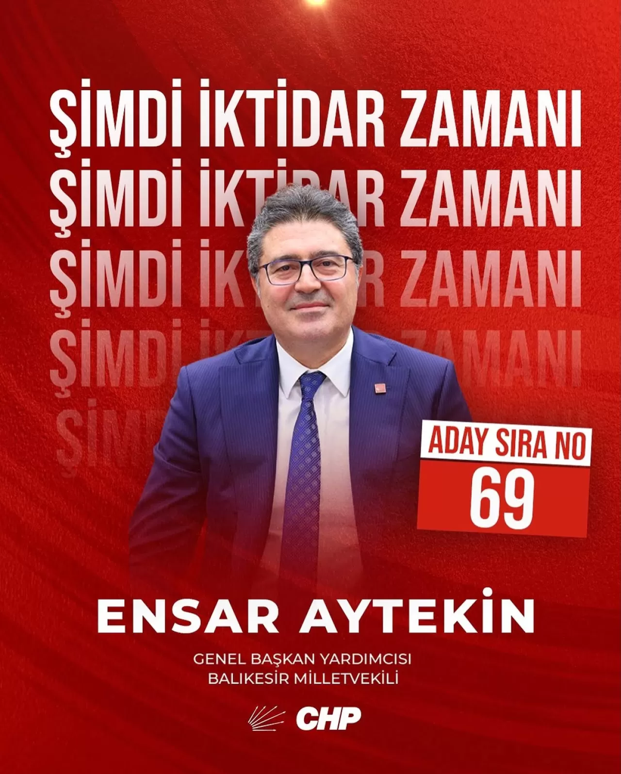 Ensar Aytekin: CHP'yi İktidara Örgütün Birlik ve Kararlılığı Taşıyacak