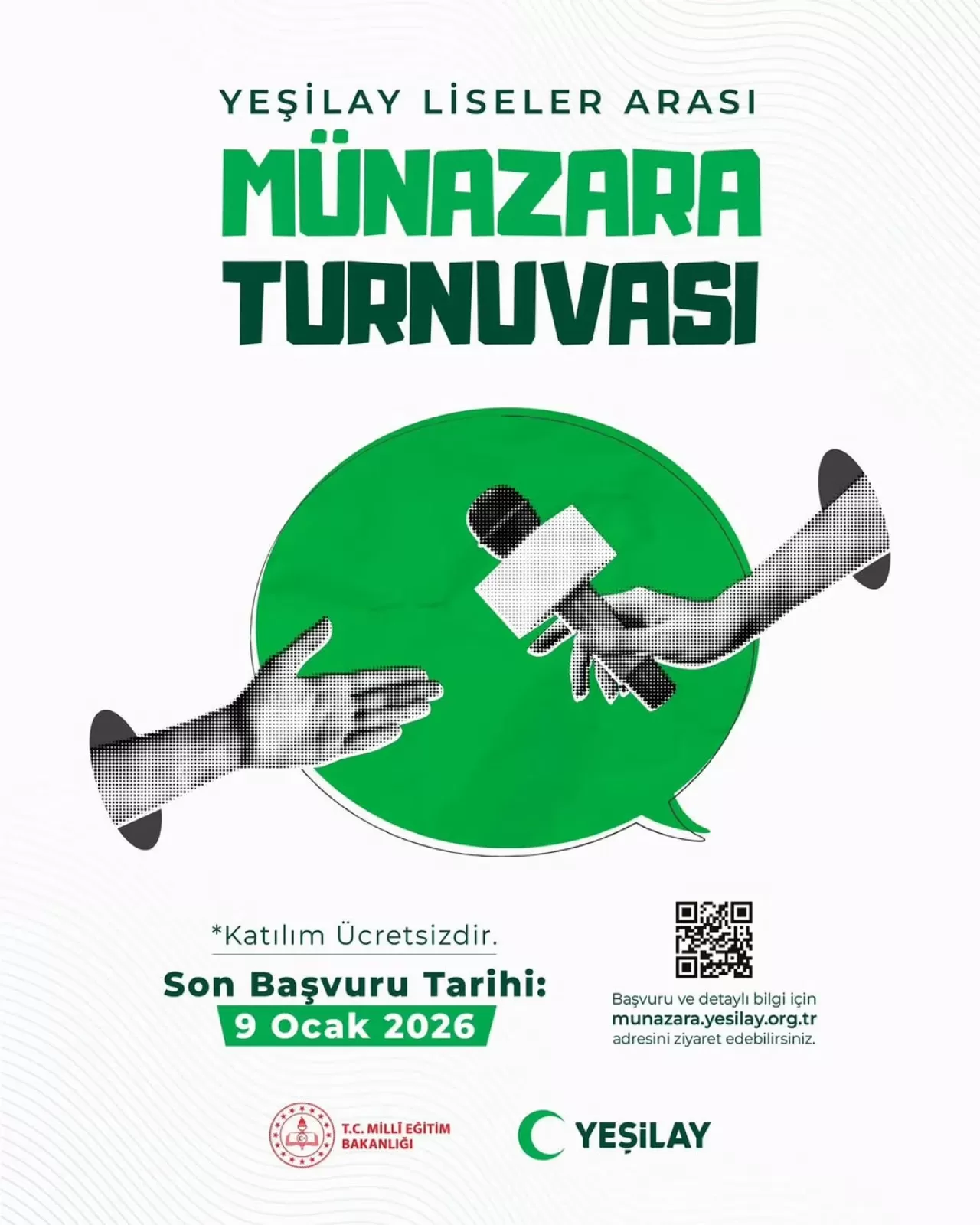 Yeşilay Liseler Arası Münazara Turnuvası Başvuruları Başladı