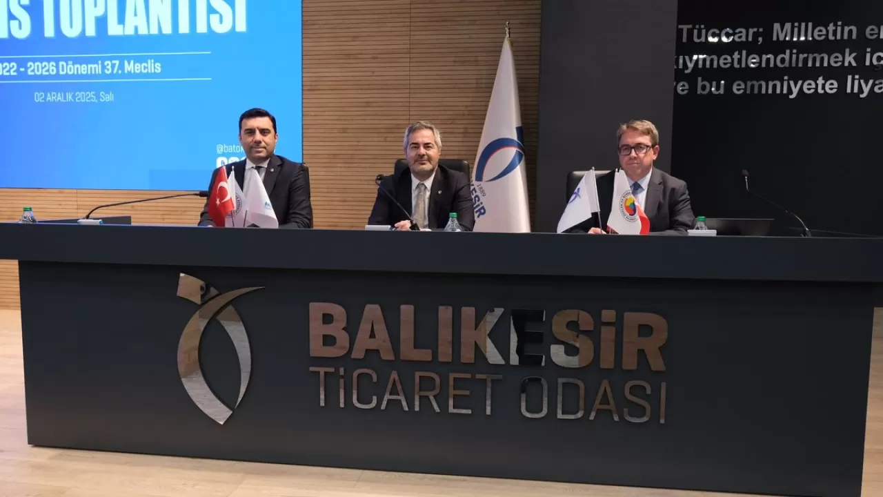 Balıkesir Ticaret Odası, Kasım Ayı Meclis Toplantısını Gerçekleştirdi