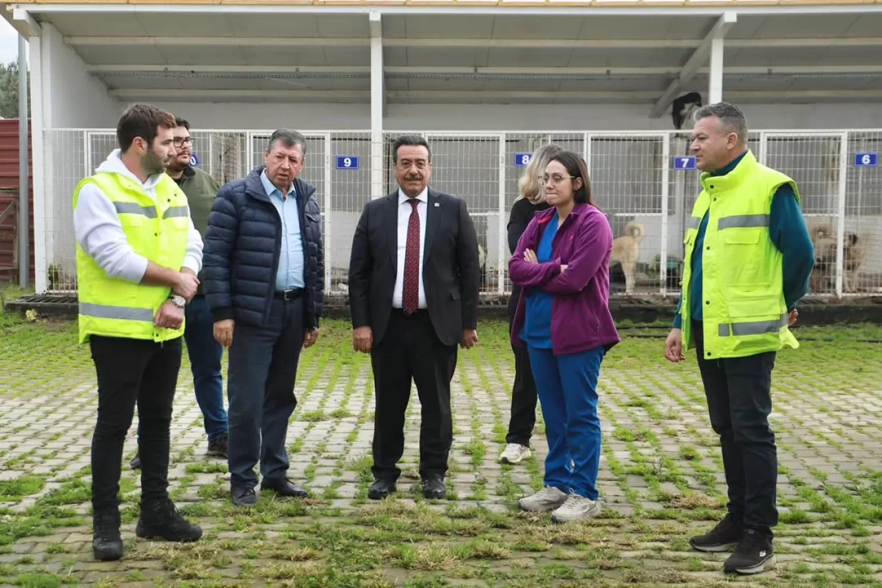 Burhaniye'de Sokak Hayvanları Bakımevi Yerinde İncelendi