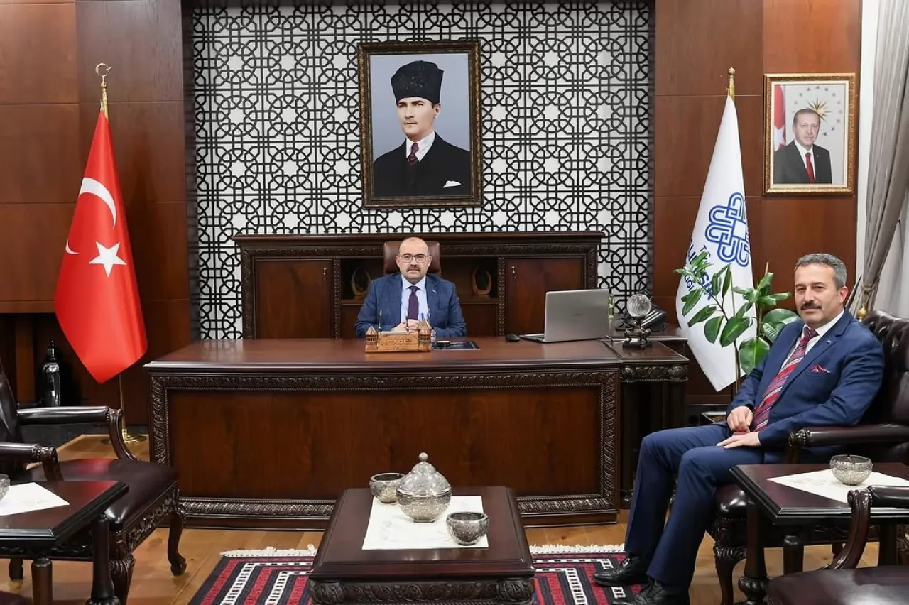 Mehmet Ali Borsöken, Vali Ustaoğlu'nu Ziyaret Etti