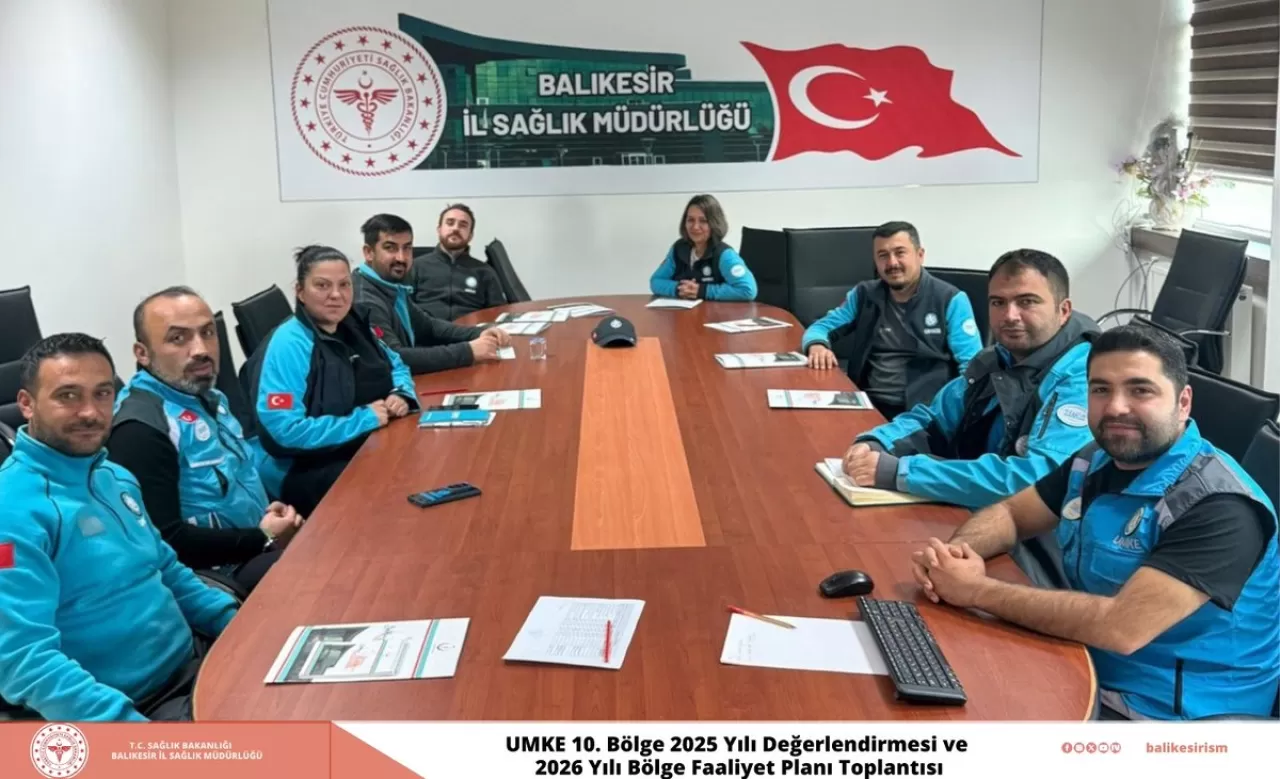Balıkesir'de UMKE'nin Gelecek Planları Masaya Yatırıldı