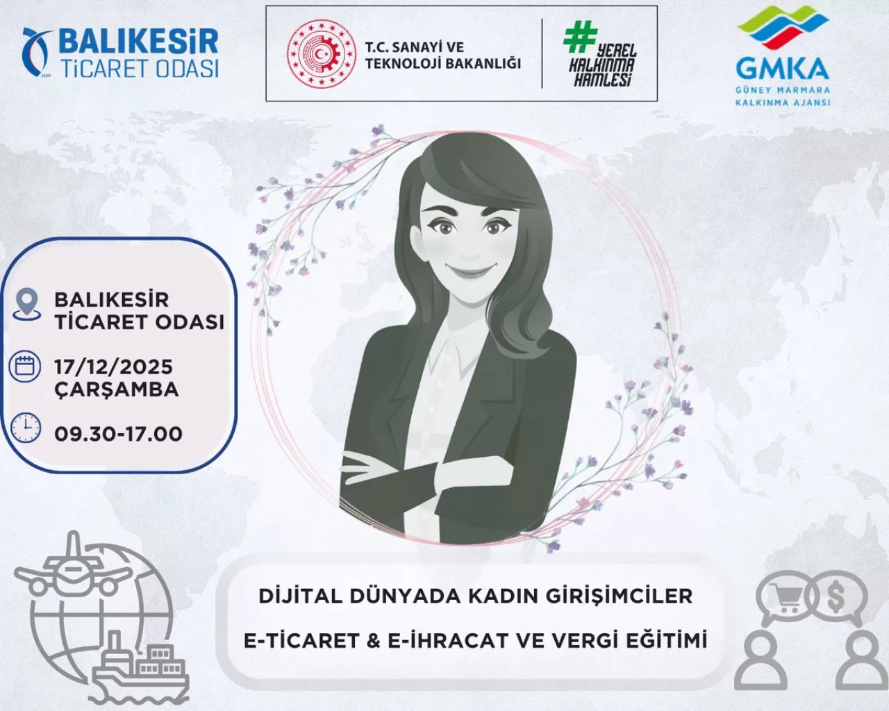 Balıkesir'de Kadın Girişimciler İçin Dijital Ticaret ve Vergi Eğitimi