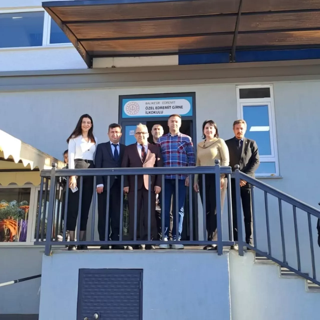 Edremit İlçe Milli Eğitim Müdürü Girne Koleji'nde İncelemelerde Bulundu