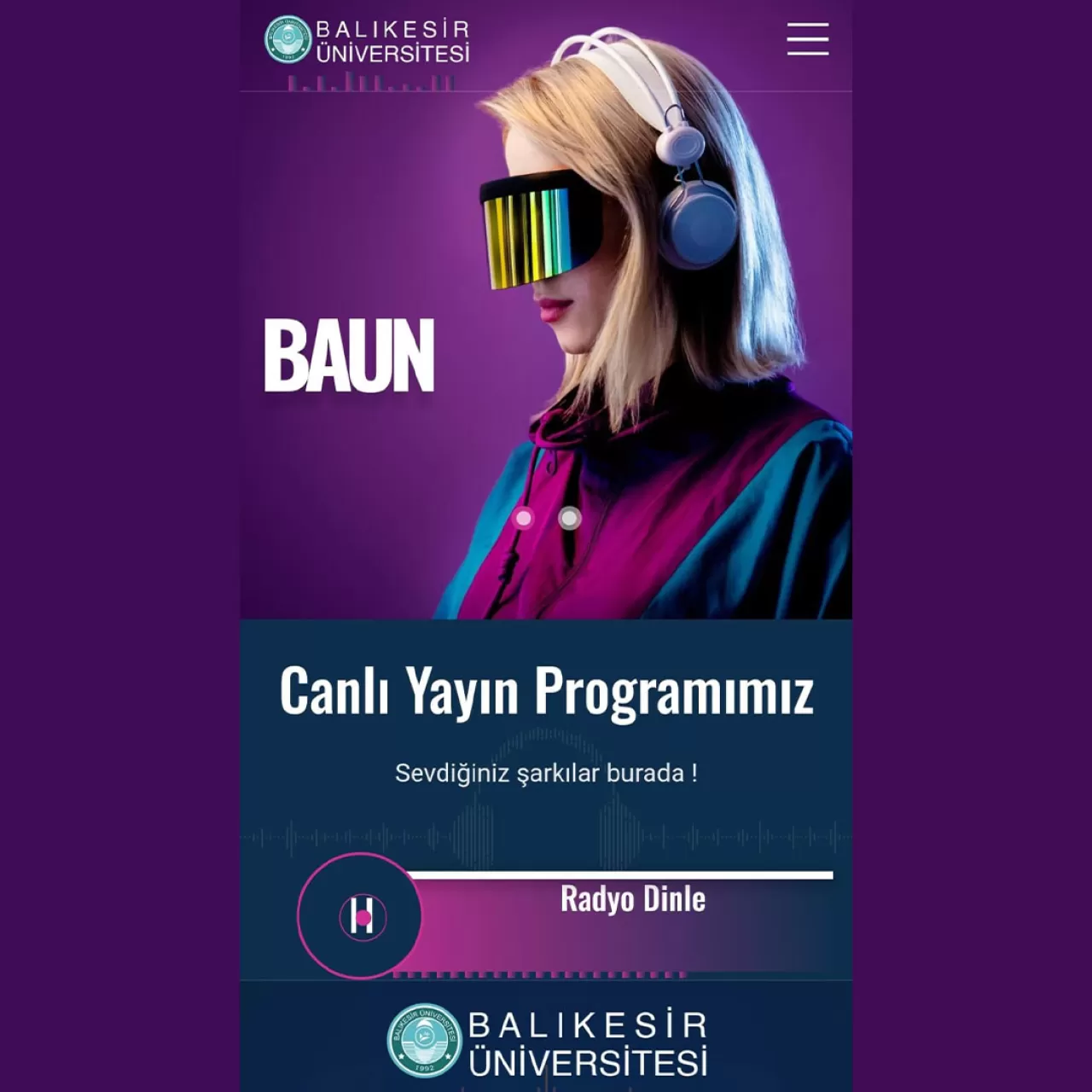 Balıkesir Üniversitesi Radyosu BAÜN, Dinleyicileriyle Buluşuyor