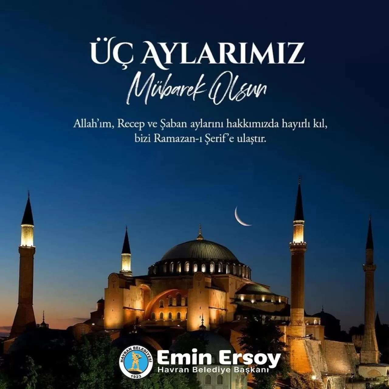 Havran'da Mübarek Üç Aylar Başladı