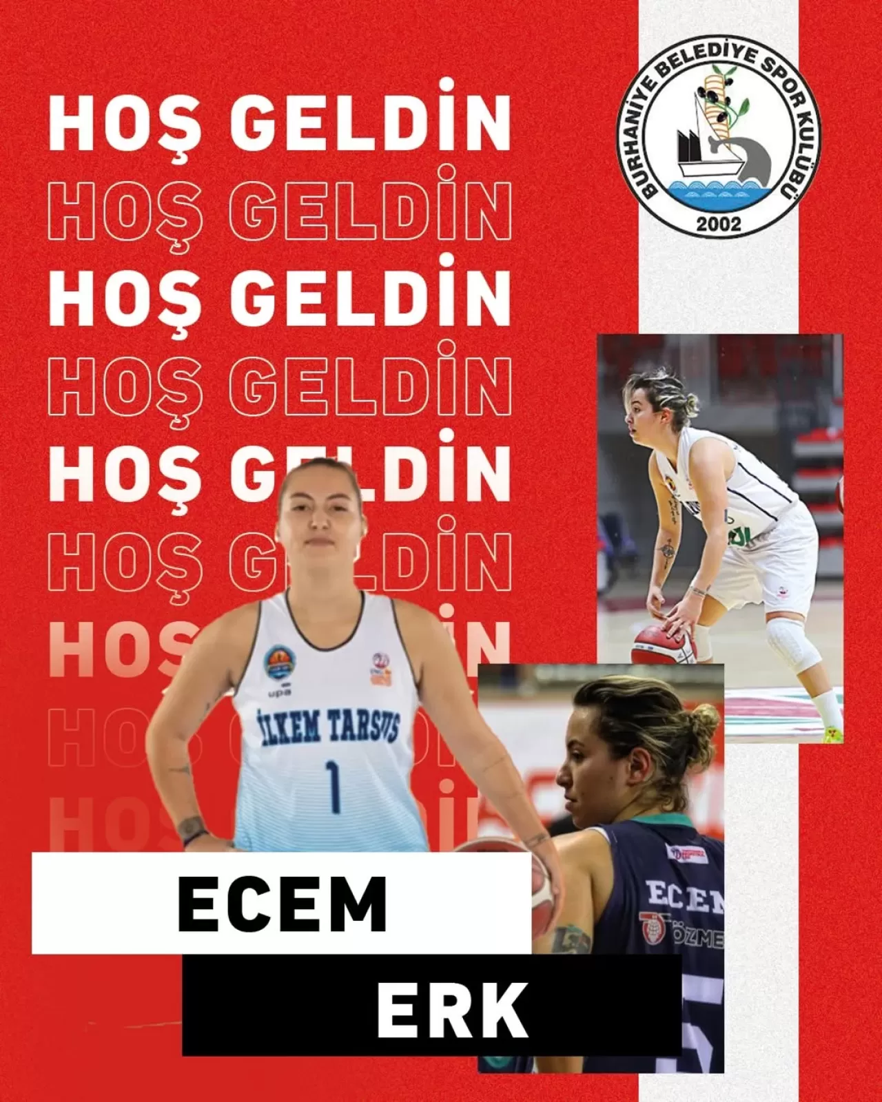 Burhaniye Belediyespor Kadın Basketbol Takımı, Ecem Erk'i Kadrosuna Kattı