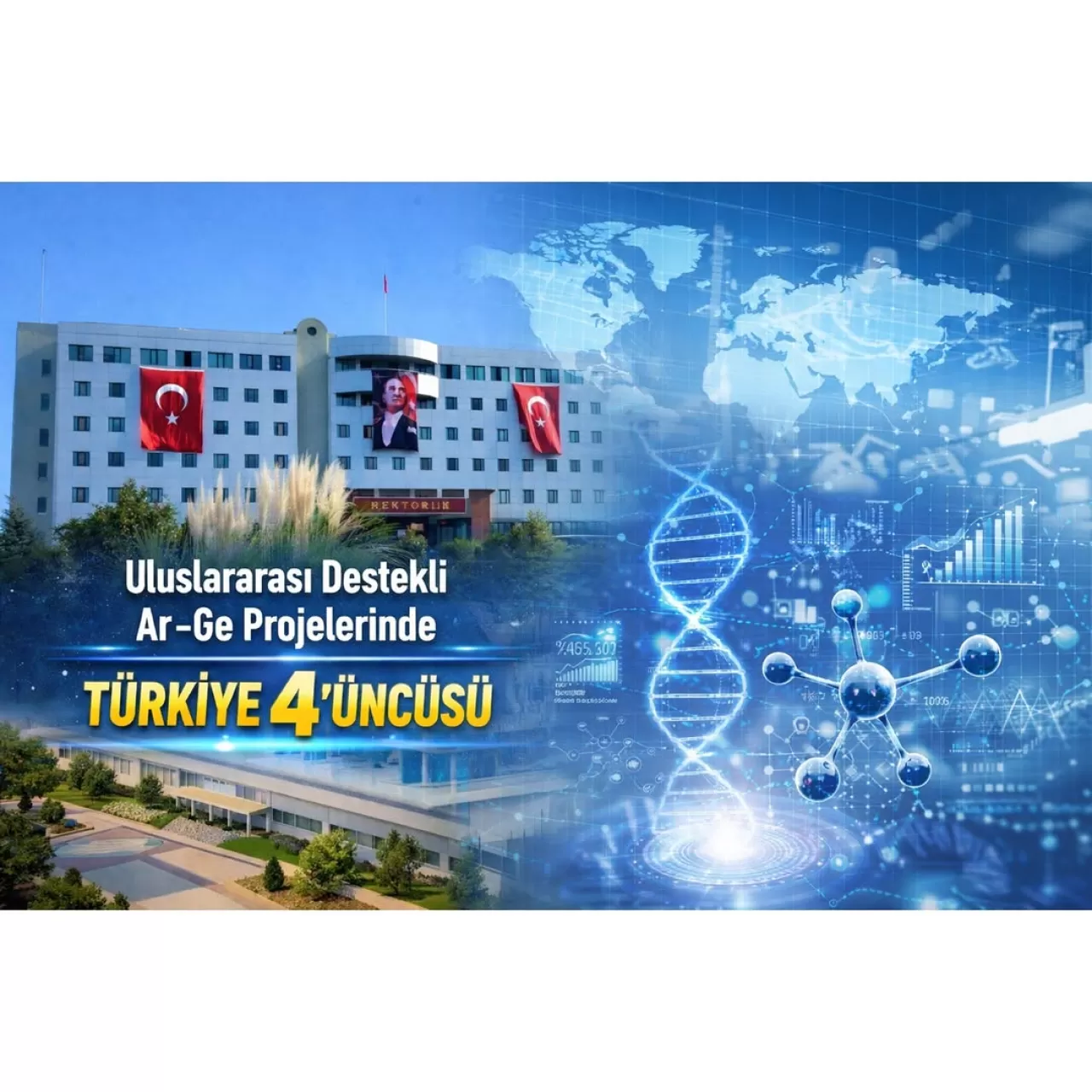Balıkesir Üniversitesi, Uluslararası Destekli Ar-Ge Projelerinde Türkiye Dördüncüsü Oldu