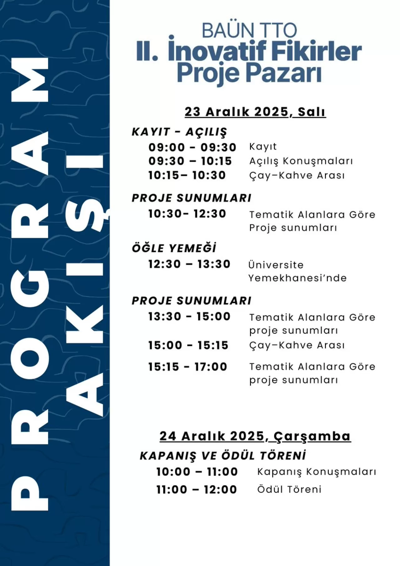 Balıkesir Üniversitesi'nde İnovatif Fikirler Proje Pazarı Düzenleniyor