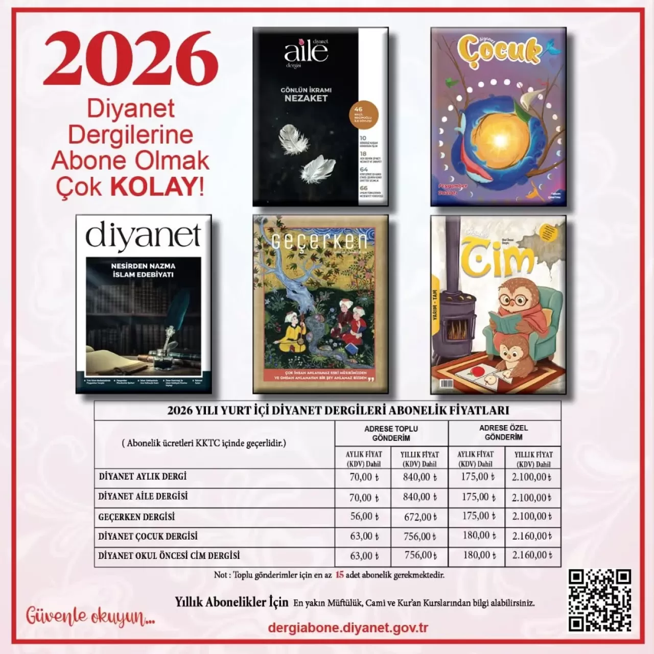 Balıkesir İl Müftülüğü'nden 2026 Yılı Dergi Abonelik Duyurusu