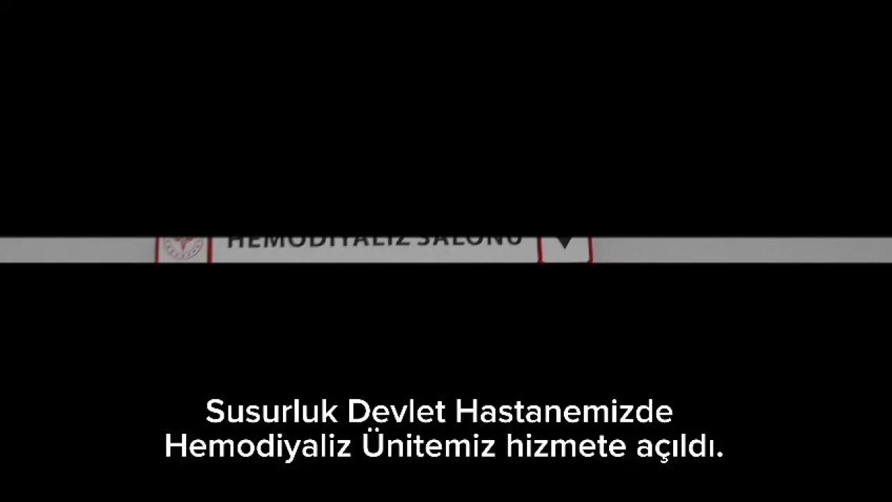 Susurluk Devlet Hastanesi'nde Hemodiyaliz Ünitesi Hizmete Açıldı