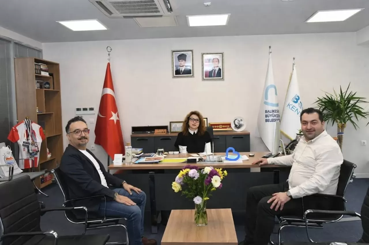 Balıkesir Kent Konseyi'nde İş Birliği ve Dayanışma Ziyareti