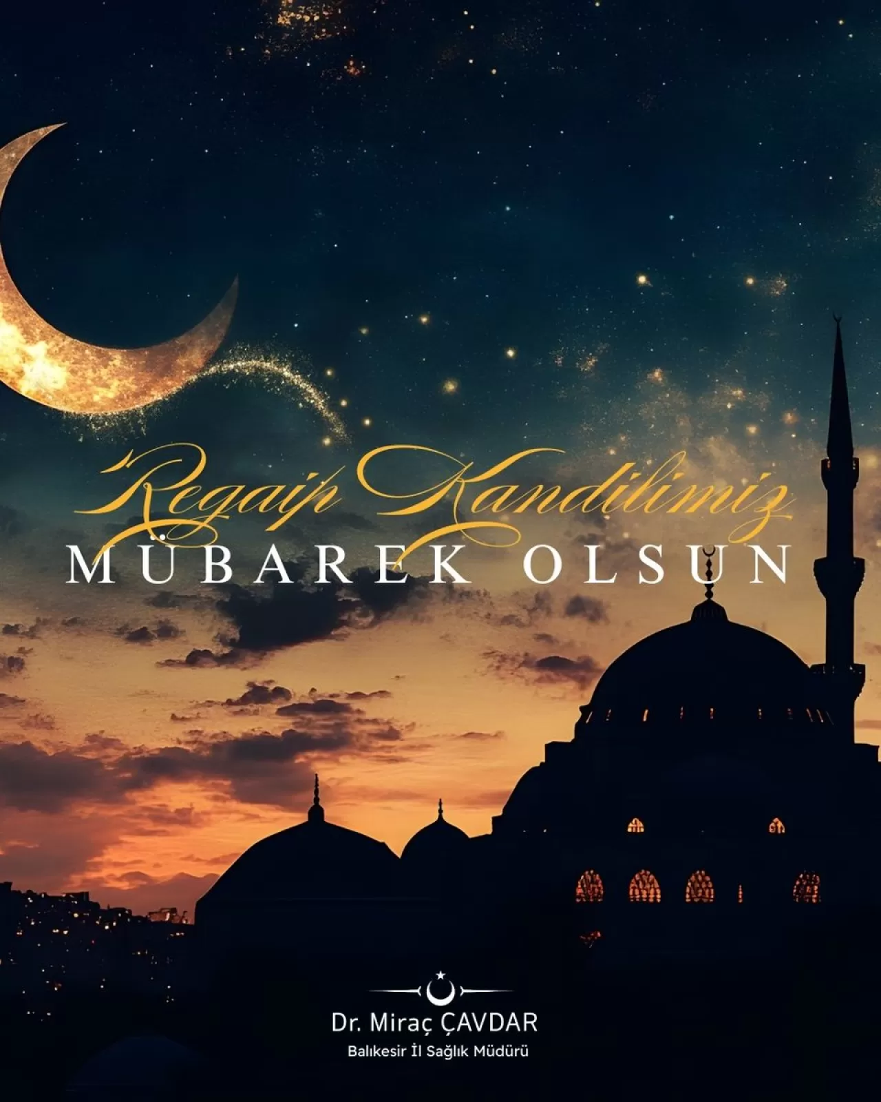 Balıkesir'de Kandil Gecesi Sağlık Çalışanlarına Sürpriz Ziyaret