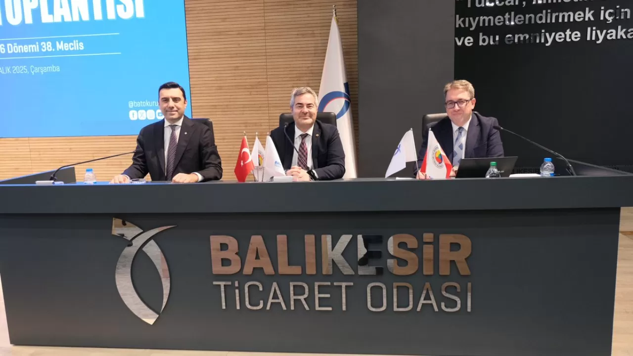 Balıkesir Ticaret Odası Aralık Ayı Meclis Toplantısını Gerçekleştirdi