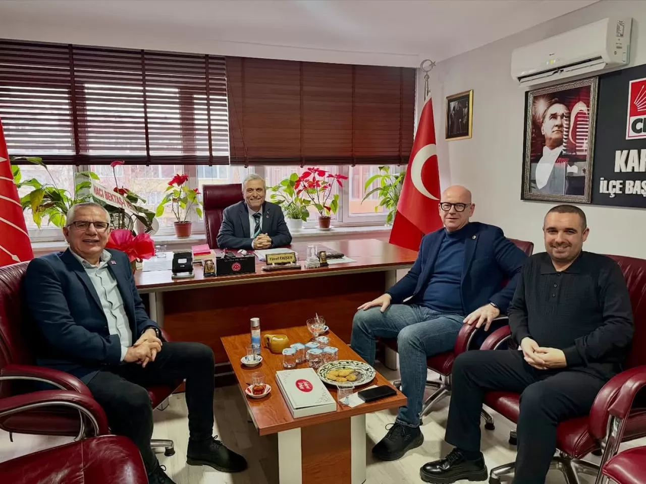 CHP'li Sarı, Balıkesir'de Teşkilat Ziyaretlerinde Buluştu