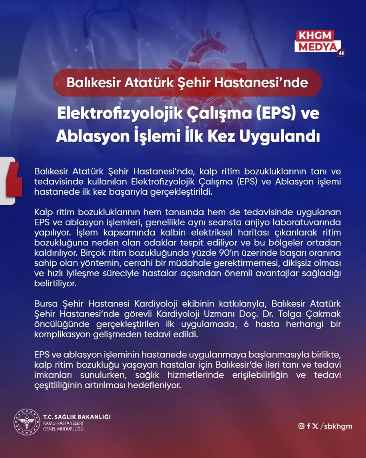 Balıkesir İl Sağlık Müdürlüğü, Sağlıklı Türkiye Yüzyılı Hedefleri Doğrultusunda Çalışmalarını Sürdürüyor