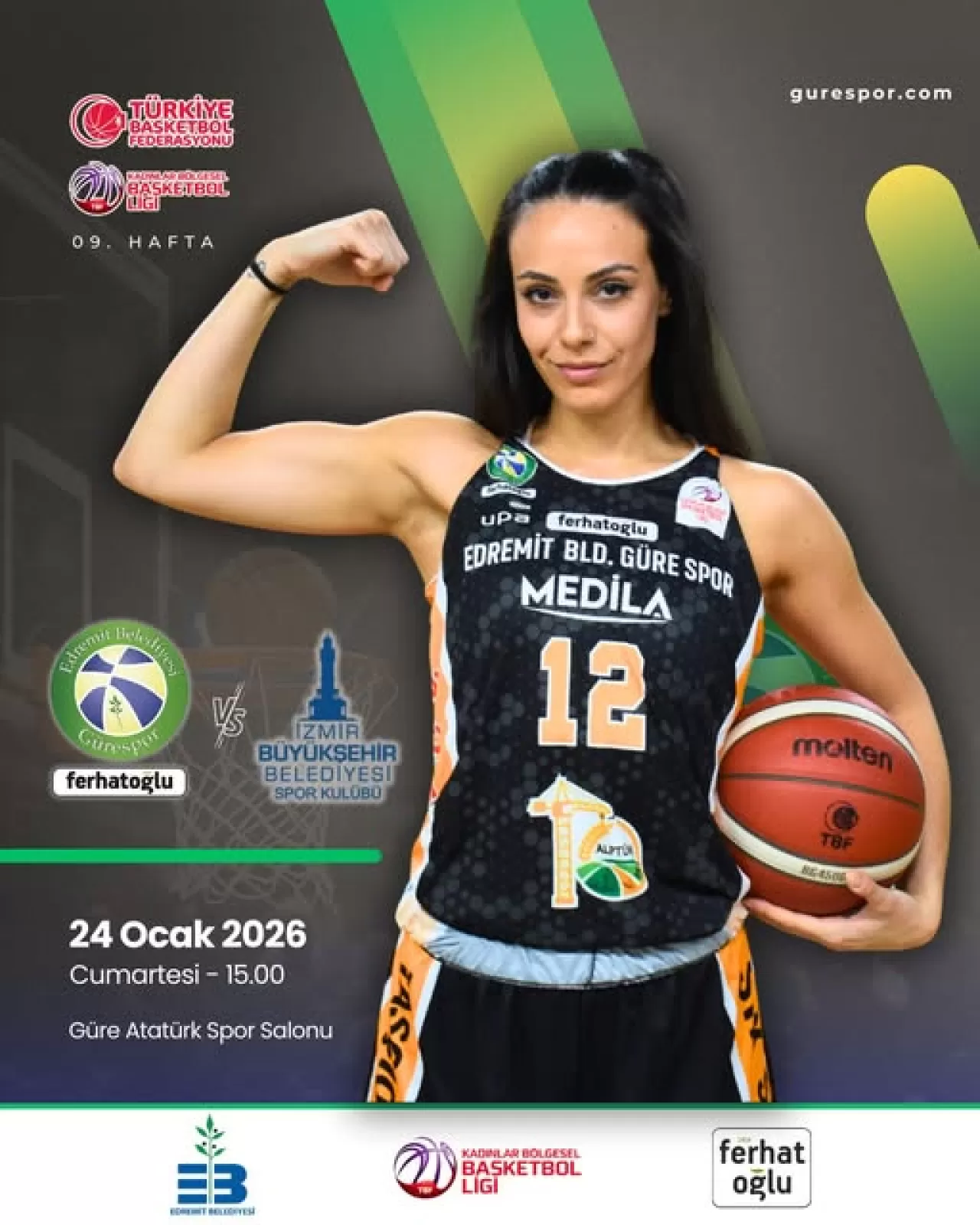 Edremit Belediyesi Gürespor, Saha Sahibinde İzmir'i Konuk Ediyor