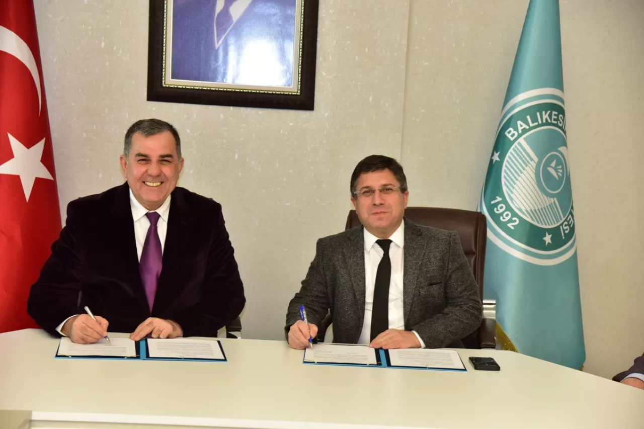 Balıkesir Üniversitesi ile Tınaz Tarım Arasında İş Birliği Protokolü