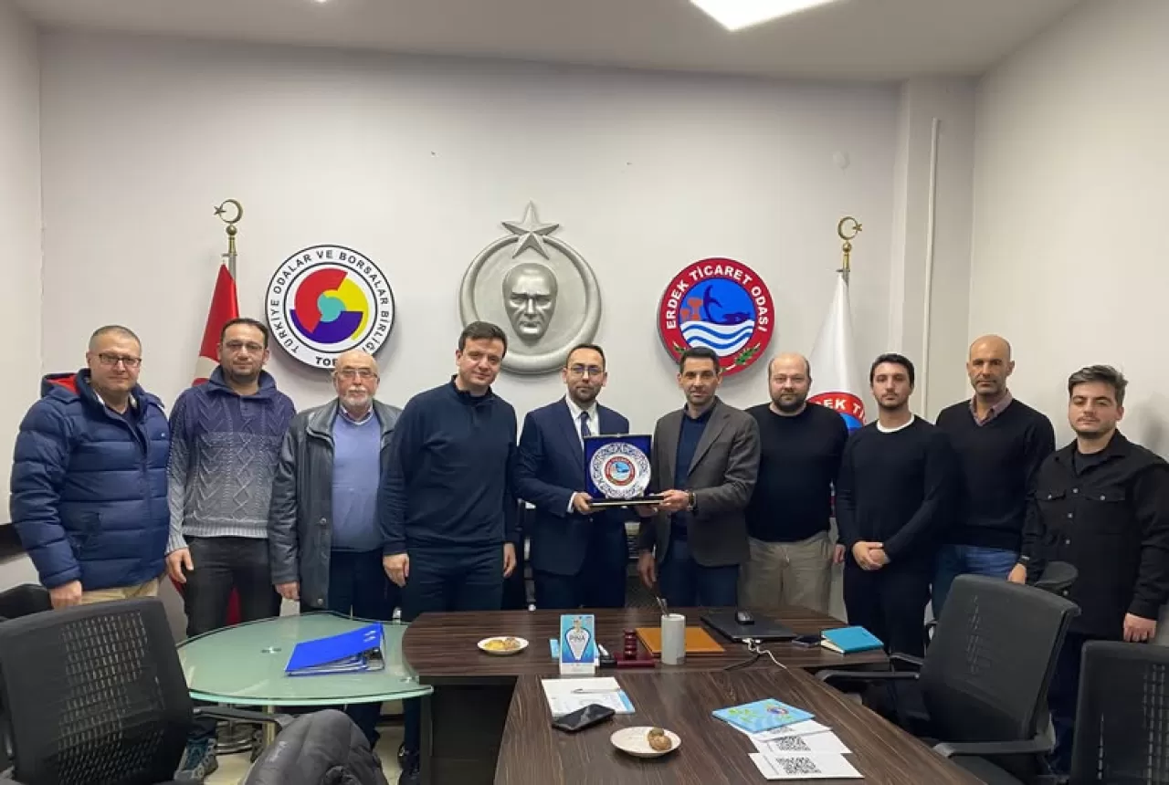 TKDK Balıkesir İl Koordinatörü Erdek'te İş Dünyası ile Buluştu