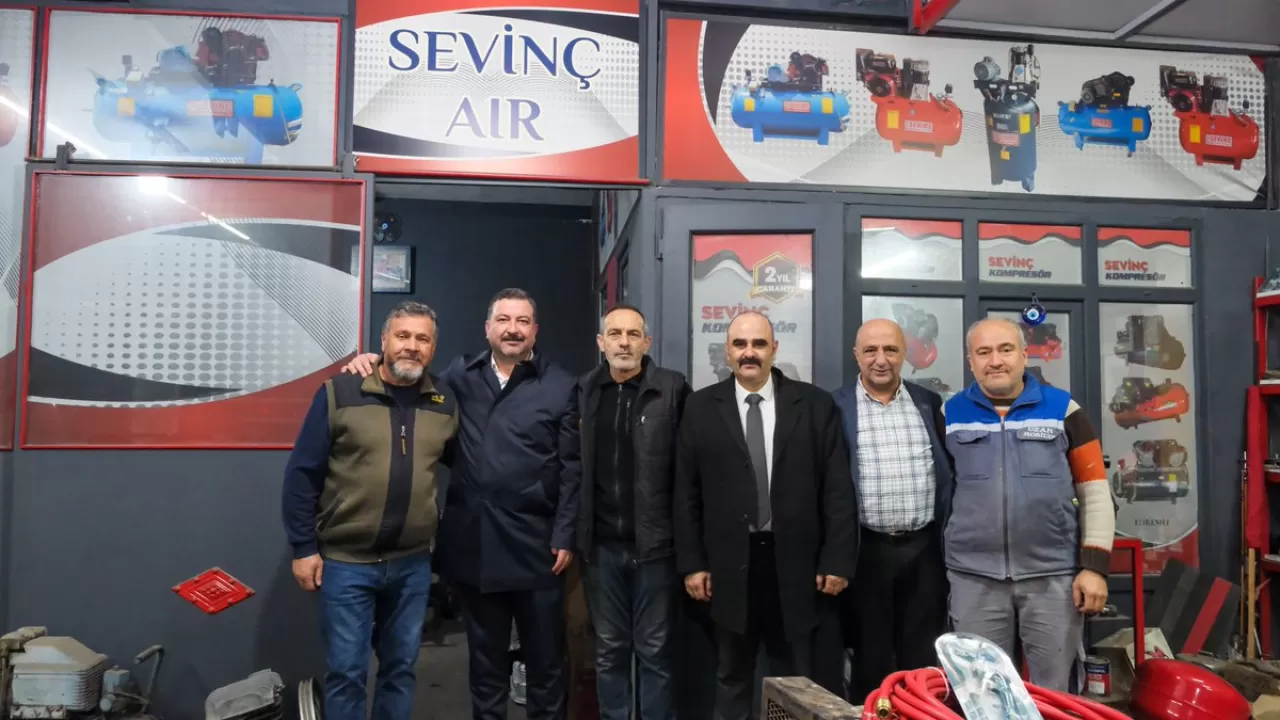 MHP'li Yüksel, Edremit'te Parti Üyesini Ziyaret Etti