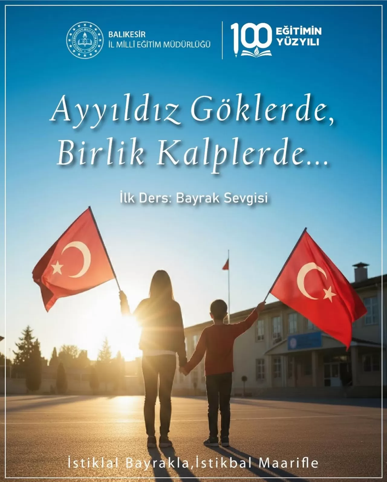Balıkesir'de İkinci Dönem, Bayrak Sevgisi ve Milli Etkinliklerle Başlıyor