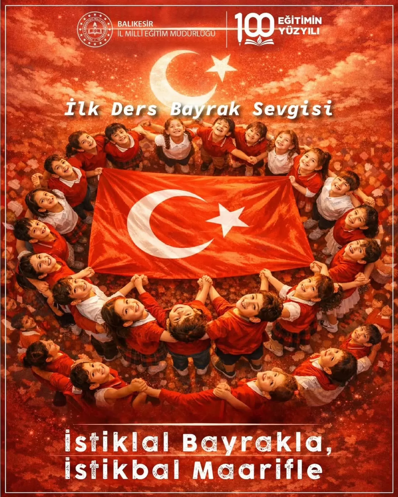 Balıkesir'de Yeni Eğitim Dönemi Bayrak Sevgisi Etkinlikleriyle Başlıyor