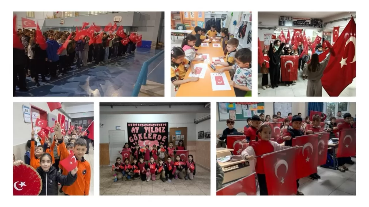 Burhaniye'de İkinci Dönem Bayrak Sevgisi Dersiyle Başladı