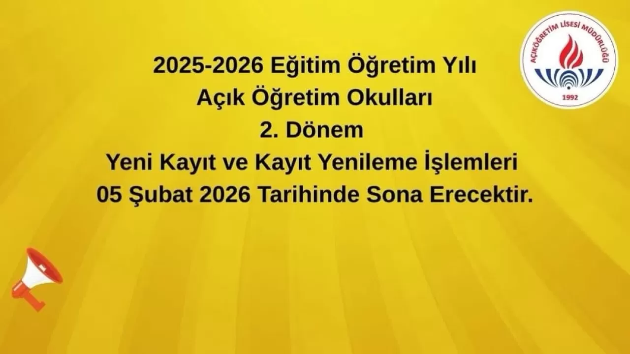 Burhaniye'de Açık Öğretim Kayıtları İçin Son Gün 5 Şubat