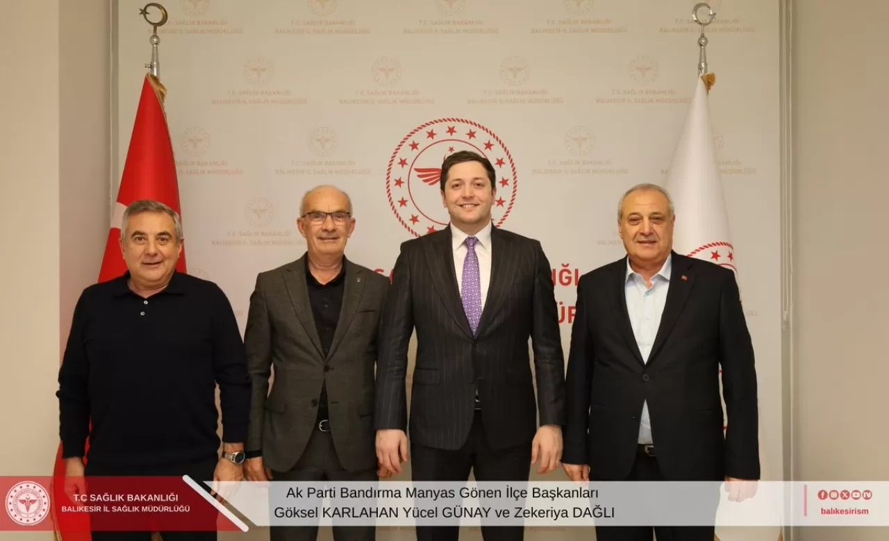 AK Partili İlçe Başkanları Balıkesir İl Sağlık Müdürü'nü Ziyaret Etti