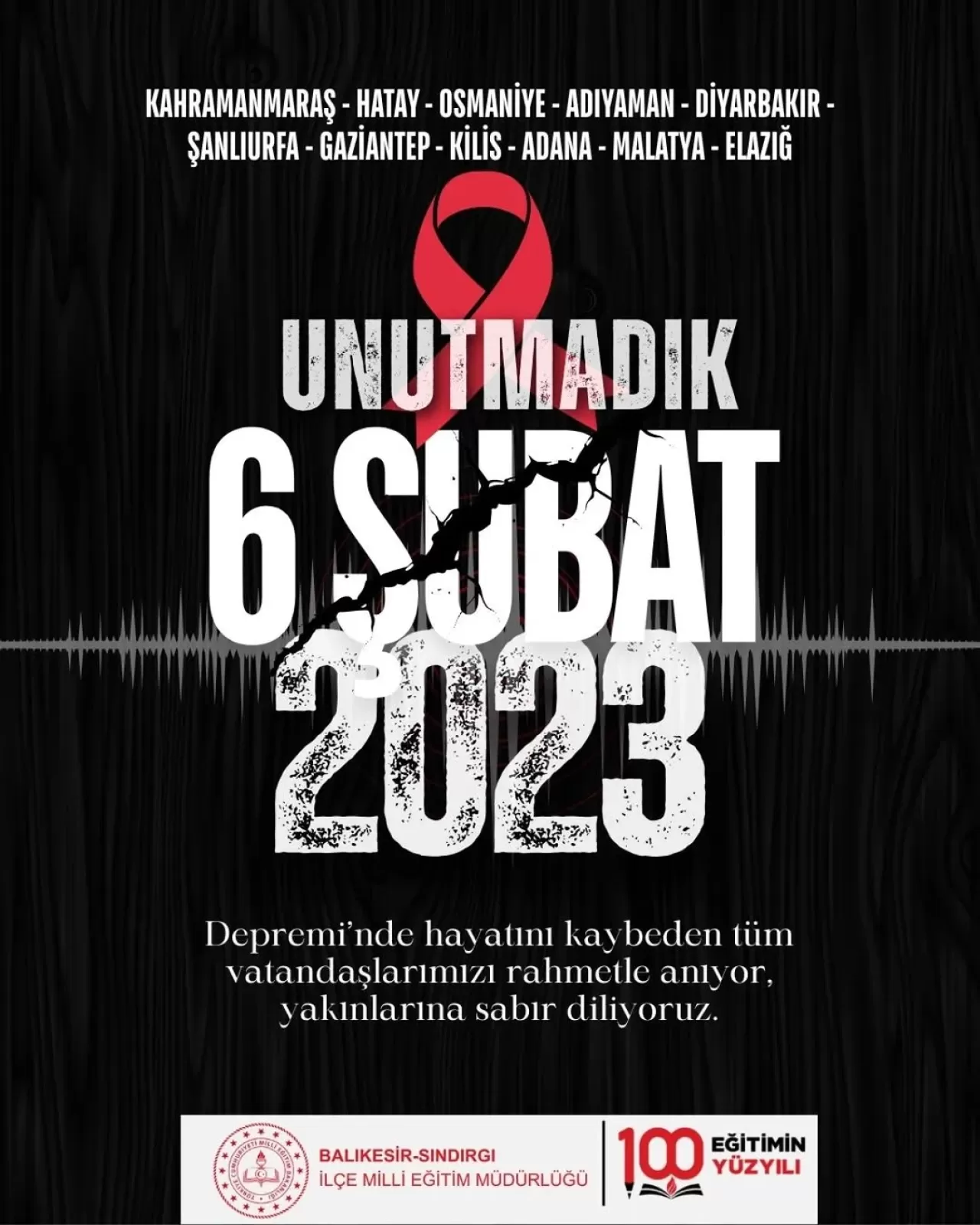 Asrın Felaketinde Kaybettiklerimiz Anıldı, Dayanışma Ruhu Vurgulandı