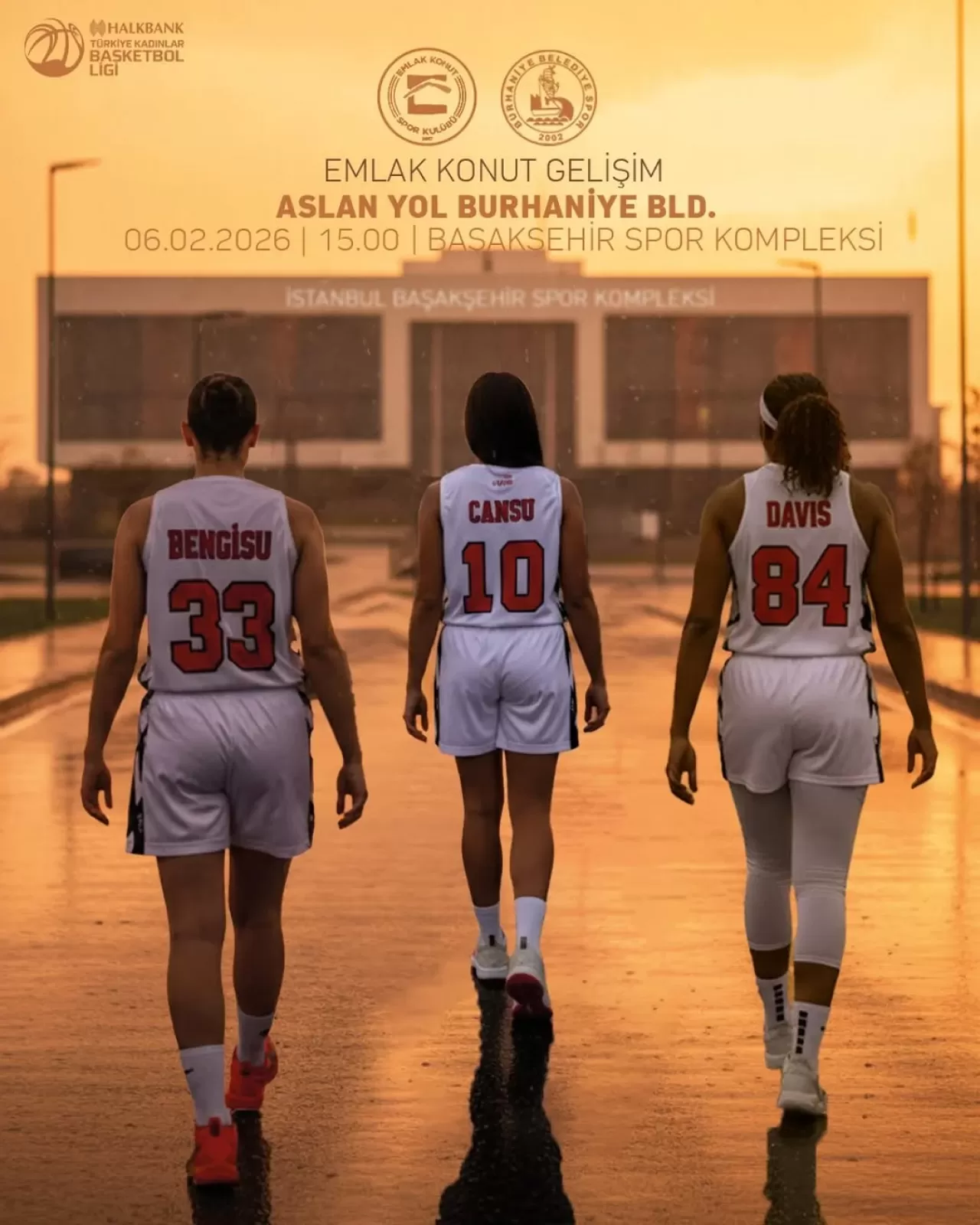 Burhaniye Belediyespor Kadın Basketbol Takımı, Emlak Konut Gelişim Karşısında