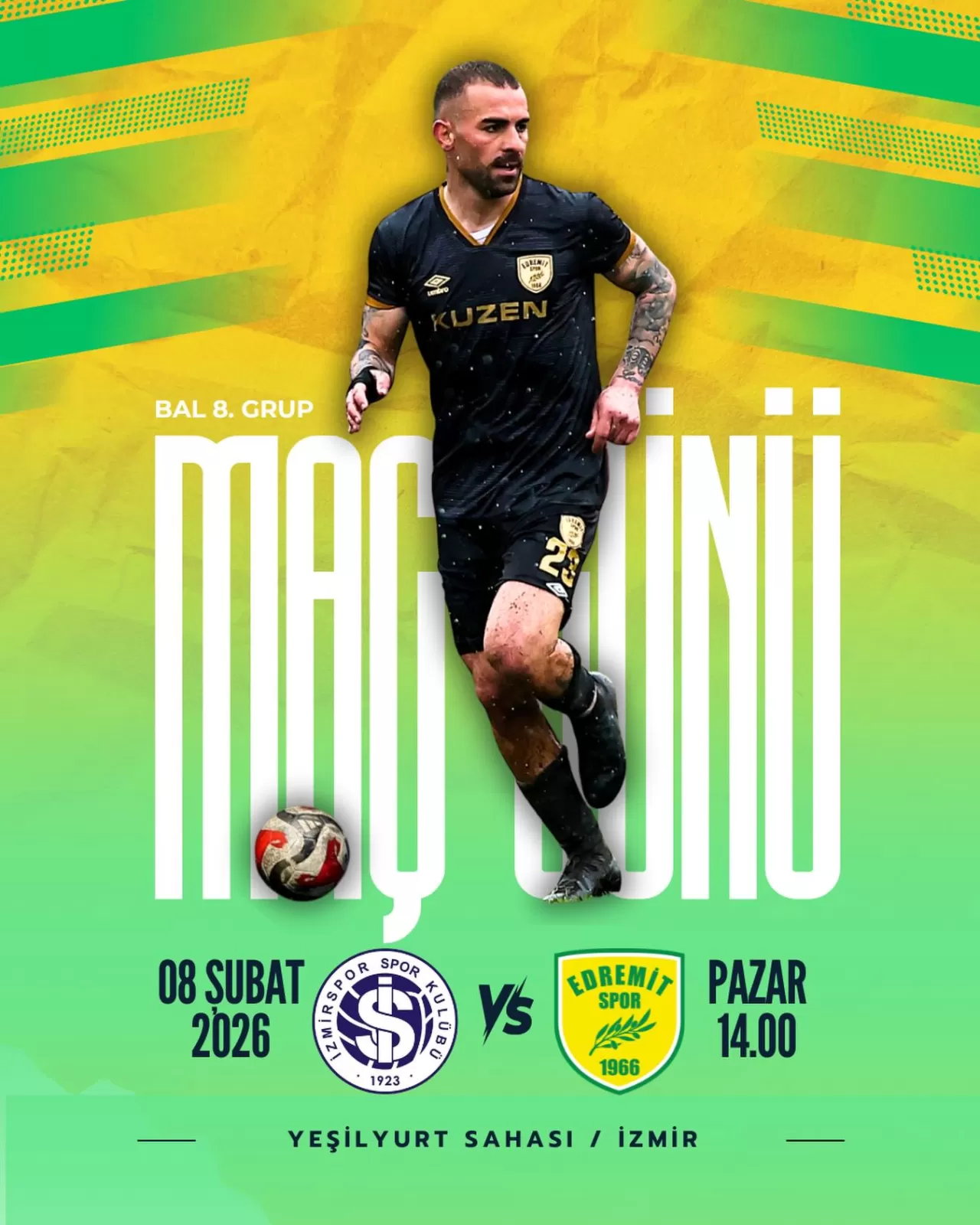 İzmirspor, Sahasında 1966 Edremitspor'u Ağırlıyor