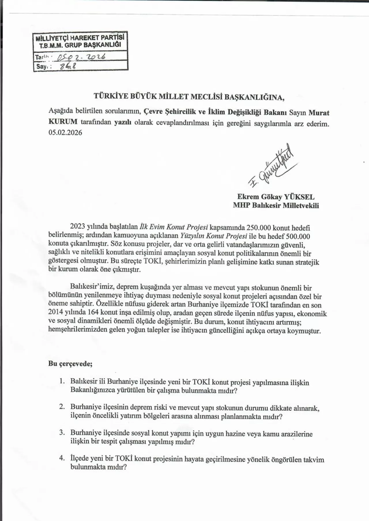 Burhaniye'nin TOKİ İsteği: Deprem Gerçeği ve Büyüyen Konut İhtiyacı