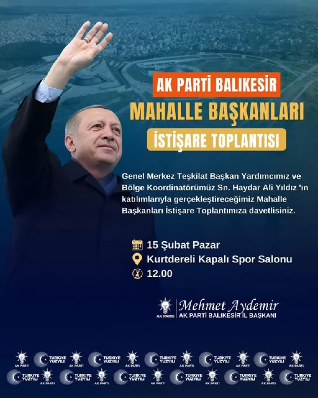 AK Parti Balıkesir İl Başkanlığı'ndan Teşkilata ve Hemşehrilere Mesaj