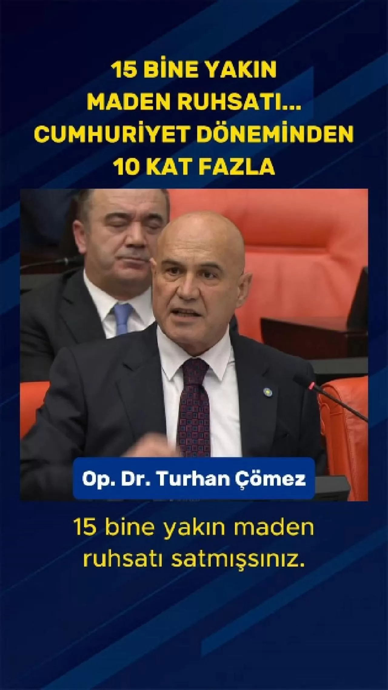 İYİ Partili Çömez'den Maden Ruhsatı Açıklaması