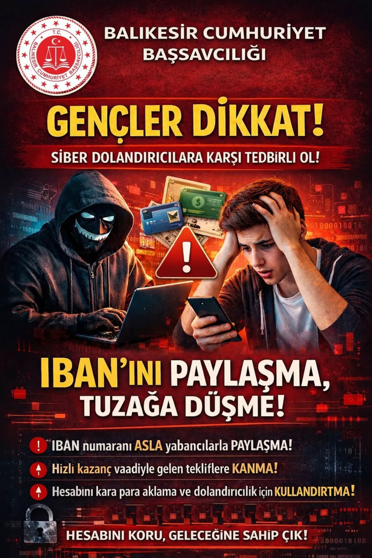 Balıkesir Üniversitesi'nden Kritik Uyarı: Gençler Siber Dolandırıcılığa Karşı Uyarıldı