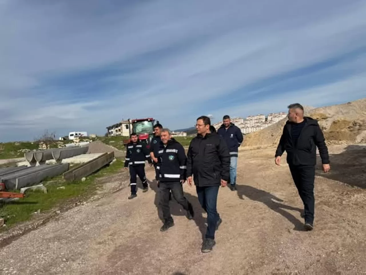 Sındırgı Belediyesi Bursa Su ve Kanalizasyon İdaresi Şantiyesinde İncelemede Bulundu