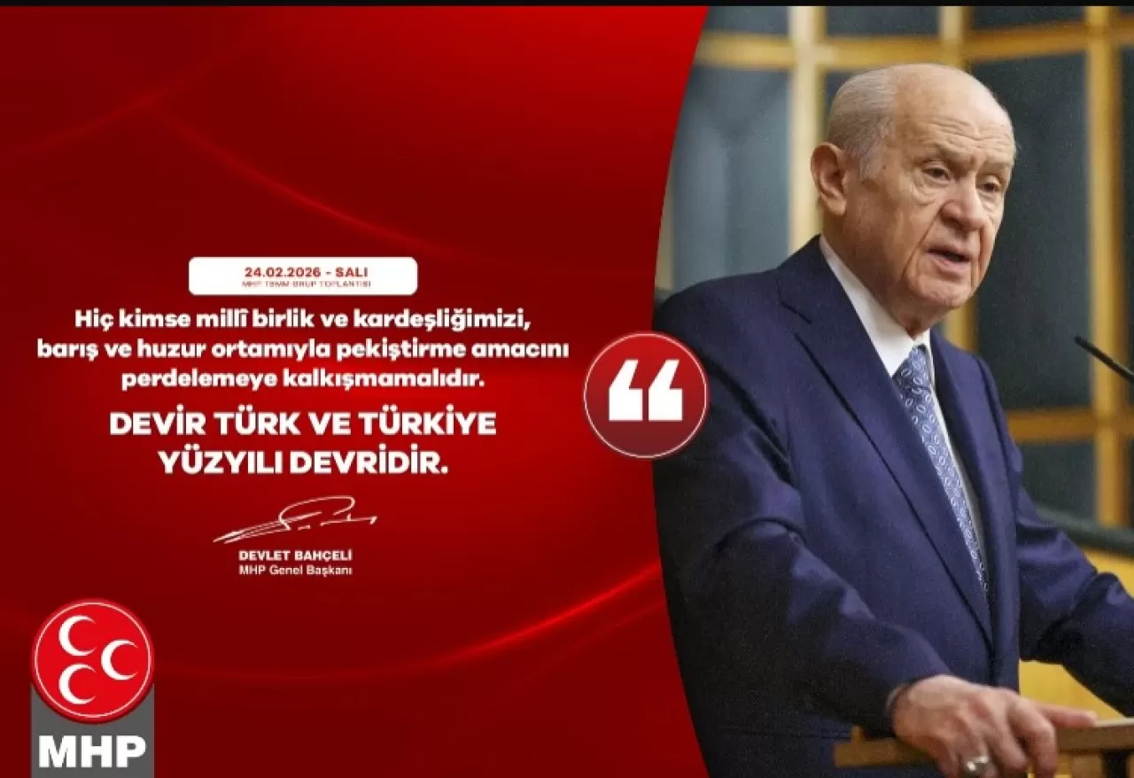 MHP Lideri Bahçeli'den Milli Birlik ve Huzur Vurgusu