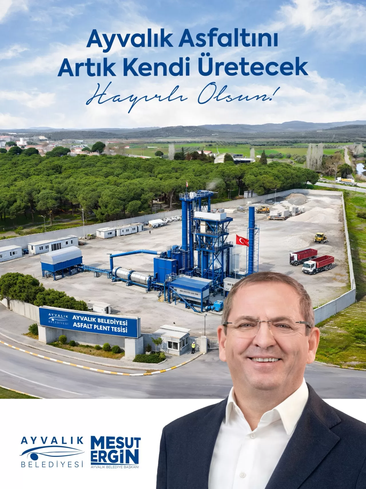 Ayvalık Kendi Asfaltını Üretecek