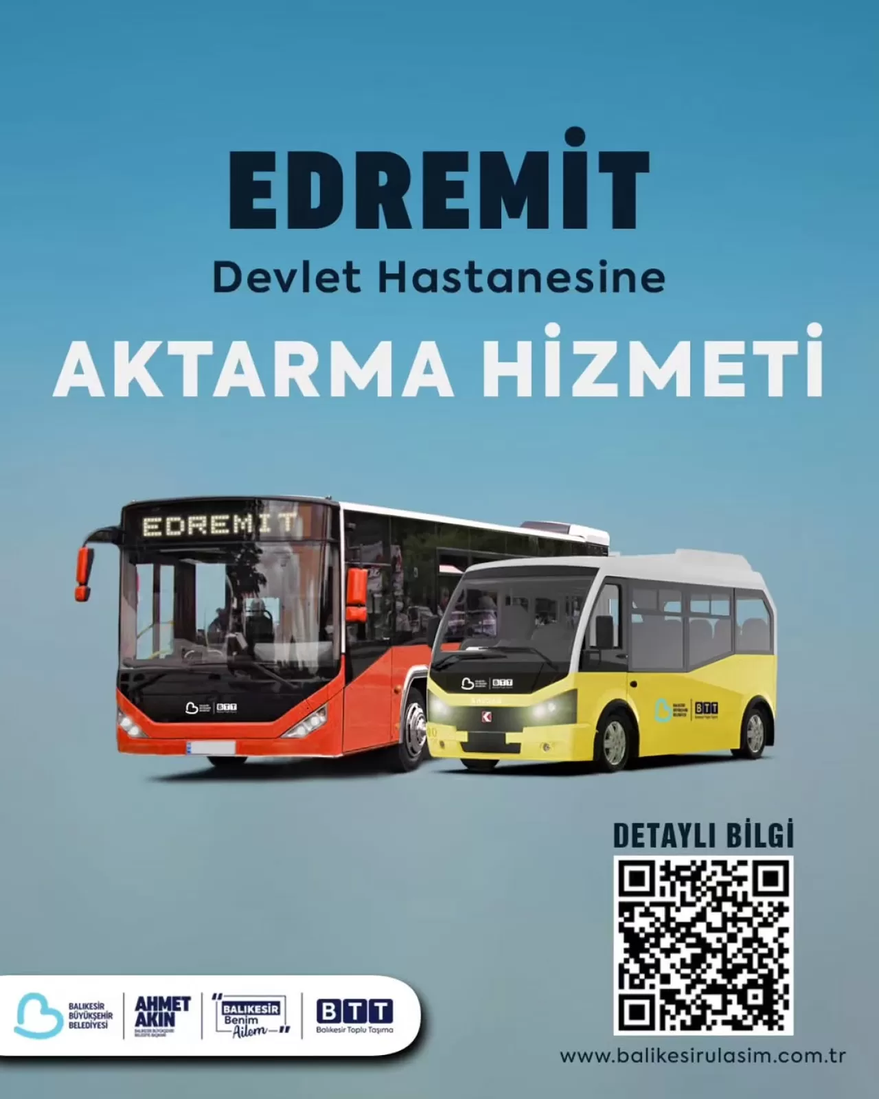 Edremit Devlet Hastanesi Ulaşımında Ekonomik ve Konforlu Aktarma Dönemi Başladı