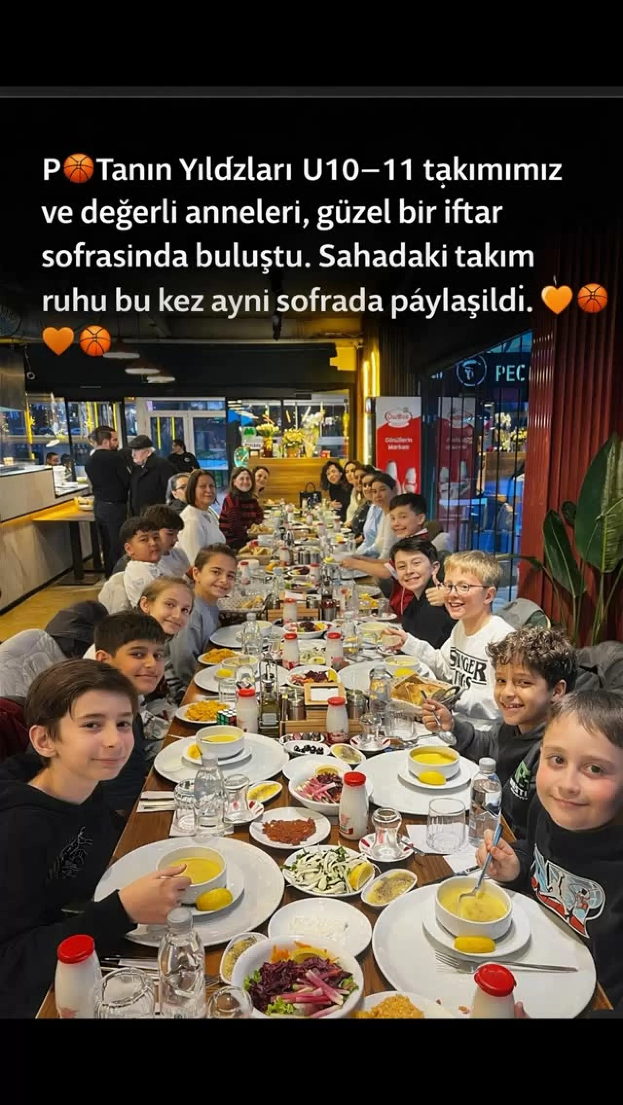 Balıkesir Basketbol Kulübü'nden Minik Sporculara ve Annelerine İftar Buluşması